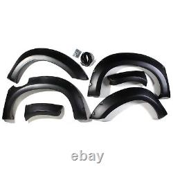 RD2552 60mm MATTE BLACK WIDE WHEEL ARCHES FENDER FLARE KIT FOR ISUZU D-MAX 12-15