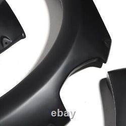 RD2552 60mm MATTE BLACK WIDE WHEEL ARCHES FENDER FLARE KIT FOR ISUZU D-MAX 12-15