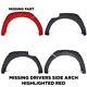 Rd1882 Matte Black Wide Wheel Arch Kit For Nissan Navara D23 Np300 14-21 Adblue
