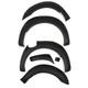 Rd3279 Matte Black Wide Wheel Arches Fender Flares For Ford Ranger T8 18-22