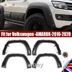 Set Wide Front & Rear Wheel Arches Fender Flares Body Kits For Vw Amarok 2010-20