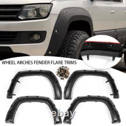 Set Wide Front & Rear Wheel Arches Fender Flares Body Kits For Vw Amarok 2010-20