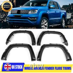 Set Wide Front & Rear Wheel Arches Fender Flares Body Kits For Vw Amarok 2010-20