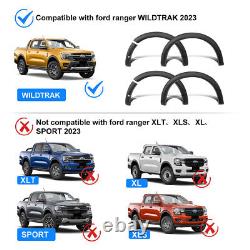 T9 Wheel Arches Fender Flares Wide Arch Kit for Ford Ranger 2023-2024 Wildtrak