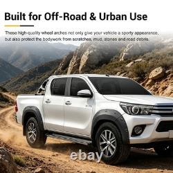 Tailored Fit Wheel Arches Fender Flares Wide Body Kit For Toyota Hilux 2015-2017