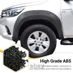 Tailored Fit Wheel Arches Fender Flares Wide Body Kit For Toyota Hilux 2015-2017