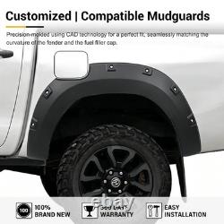 Tailored Fit Wheel Arches Fender Flares Wide Body Kit For Toyota Hilux 2015-2017