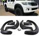 Toyota Hilux 2005-2011 Mk6 Wide Fender Flares/wheel Arch Covers Black