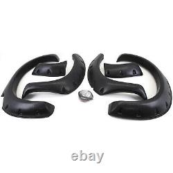Toyota Hilux 2005-2011 Wide Wheel Arches Extensions Fender Flares Set Black