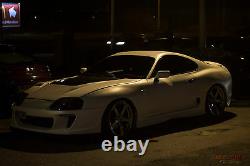 Toyota Supra mk4 +20mm OEM Style Front Wings Over Fenders for Wide Body v8