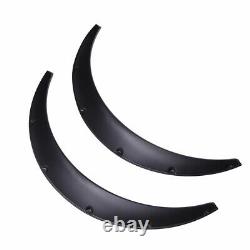 Universal 4PCS Car Fender Wheel Arches Flare Extension Flares Wide Polyurethane