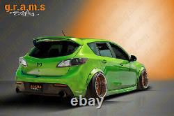 Universal 4pcs +50mm Fender Flares for Widebody Wide Arch v8