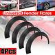 Universal 4pcs 60mm+80mm Fender Flares Body Kit Over Wide Body Wheel Arches