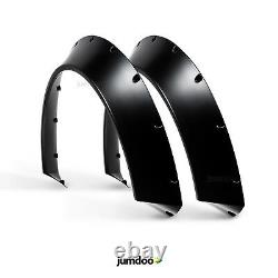 Universal JDM Fender Flares CONCAVE over wide body wheel arches ABS 90mm 2pcs