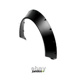 Universal JDM Fender flares CONCAVE over wide body wheel arches ABS 110mm 4pcs