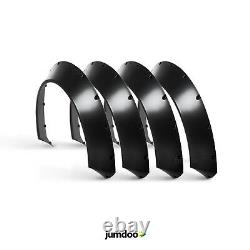 Universal JDM Fender flares CONCAVE over wide body wheel arches ABS 2.75 4pcs