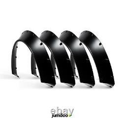 Universal JDM Fender flares CONCAVE over wide body wheel arches ABS 3.5 4pcs