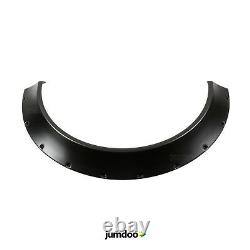 Universal JDM Fender flares CONCAVE over wide body wheel arches ABS 70mm 4pcs
