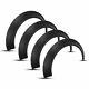 Universal Jdm Fender Flares Concave Over Wide Body Wheel Arches Abs 90mm 4pcs
