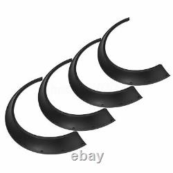 Universal JDM Fender flares CONCAVE over wide body wheel arches ABS 90mm 4pcs