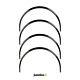 Universal Jdm Fender Flares Over Wide Body Wheel Arches Abs 1.2 30mm 4pcs