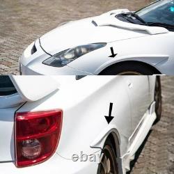 Unpainted Fender Flares Wheel Arches Wide Body Trim Fit Toyota Celica 2000-2005