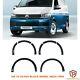 Vw Transporter T6 Gloss Wide Wheel Arch Fender Trim Cover Protection Wide Lwb