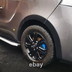 Vauxhall Vivaro X82 LWB 2014-2019 Matt Black Wide Body Wheel Arch Trims Body Kit