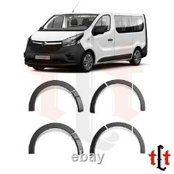 Vauxhall Vivaro X82 Lwb 1419 Black Abs Wide Body Wheel Arch Cover Trim