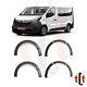 Vauxhall Vivaro X82 Lwb 1419 Black Abs Wide Body Wheel Arch Cover Trim