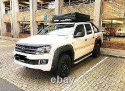 Volkswagen amarok fender flares Wide Wheel arches extended full Kit black