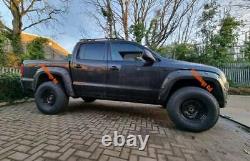 Volkswagen amarok fender flares Wide Wheel arches extended full Kit black