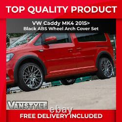 Vw Caddy Mk4 15 Left Sliding Door Black Abs Wide Body Stick On Wheel Arch Cover