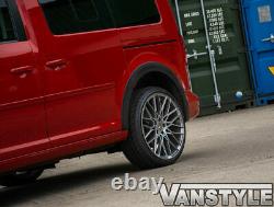 Vw Caddy Mk4 15 Left Sliding Door Black Abs Wide Body Stick On Wheel Arch Cover