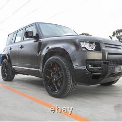 Wheel Arch Kit For Land Rover Defender 110 L663 20+ Gloss Black Wide Body Flares