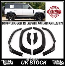 Wheel Arch Kit For Land Rover Defender 110 L663 20+ Gloss Black Wide Body Flares