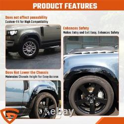 Wheel Arch Kit For Land Rover Defender 110 L663 20+ Gloss Black Wide Body Flares