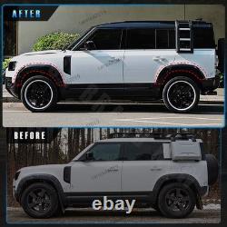 Wheel Arch Kit For Land Rover Defender 110 L663 2020-2024 Gloss Black Wide Body