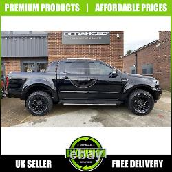 Wheel Arches Gloss Black Bolt Look Wide Fits Ford Ranger 2015-2019 T7 Fenders