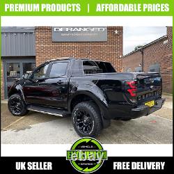 Wheel Arches Gloss Black Bolt Look Wide Fits Ford Ranger 2015-2019 T7 Fenders