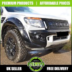 Wheel Arches Gloss Black Bolt Look Wide Fits TO FIT FORD RANGER 2011-2016 T6