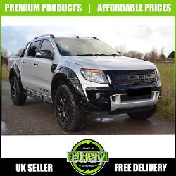 Wheel Arches Gloss Black Bolt Look Wide Fits TO FIT FORD RANGER 2011-2016 T6