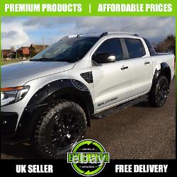 Wheel Arches Gloss Black Bolt Look Wide Fits TO FIT FORD RANGER 2011-2016 T6