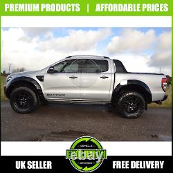 Wheel Arches Gloss Black Bolt Look Wide Fits TO FIT FORD RANGER 2011-2016 T6