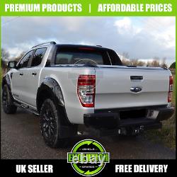 Wheel Arches Gloss Black Bolt Look Wide Fits TO FIT FORD RANGER 2011-2016 T6