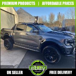 Wheel Arches Gloss black Bolt Wide Fits Ford Ranger 2023- T9 Fenders