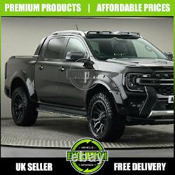 Wheel Arches Gloss black Bolt Wide Fits Ford Ranger 2023- T9 Fenders