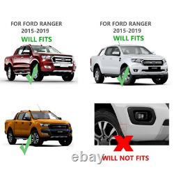 Wheel Arches Kit Bolt Look Matte Black For Ford Ranger 2016+ Double Cab T7 T8