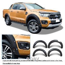 Wheel Arches Kit Bolt Look Matte Black For Ford Ranger 2016+ Double Cab T7 T8