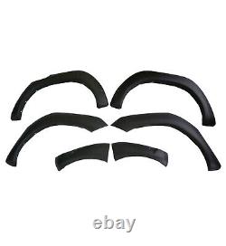 Wheel Arches Wide Fender Flares Matte Black For Toyota Hilux 2018-2019